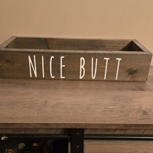 Rae Dunn bathroom set. Box is from Etsy